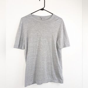 COS gray crew neck short sleeve tee